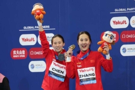 全红婵近照引发热议，努力克服“发育关”，陈芋汐搭档新队友实现四连冠。