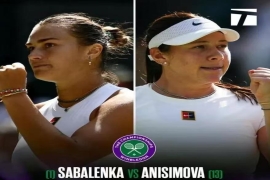 萨巴伦卡则无缘连续四项大满贯晋级决赛。