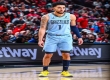 NBA赛事-灰熊队轻取公牛队。