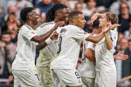 2024年洲际杯冠军,皇马3-0大胜帕丘卡,第4次夺的该奖杯,姆巴佩成功进球。