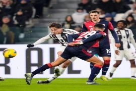 意甲八分之一决赛:尤文图斯主场以4-0大比分战胜卡利亚里。