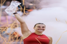 萨巴伦卡迈阿密强势封后，一盘未失尽显王者风范。