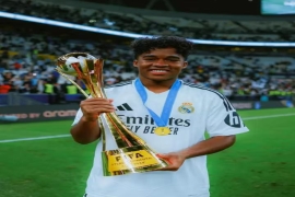 加入皇马不到5个月的恩德里克,收获了他人生中第二个冠军奖杯