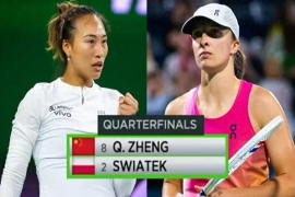 郑钦文遗憾未能闯入WTA1000印第安维尔斯站女1/4决赛。