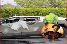 阿里纳斯之子昏迷真相披露：车祸后车辆起火致烟雾吸入。