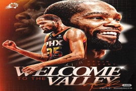 杜兰特用18年时间创下职业生涯总得分3000分大关,每一分都浸透着他的汗水和执着。