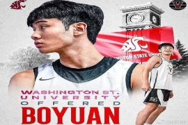 中国小将张博源美国首秀惊艳：EYBL砍18+6当选MVP，4所NCAA D1抛橄榄枝。