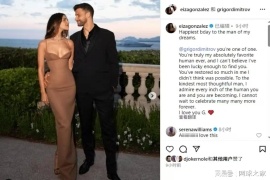 迪米特洛夫34岁生日甜蜜官宣恋情，德约点赞、小威暖心留言引回忆杀。