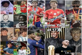 17岁亚马尔：天赋异禀，打破足坛“梅罗时代”格局？