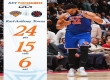 NBA常规赛：尼克斯113-108险胜猛龙，唐斯24+15+6.
